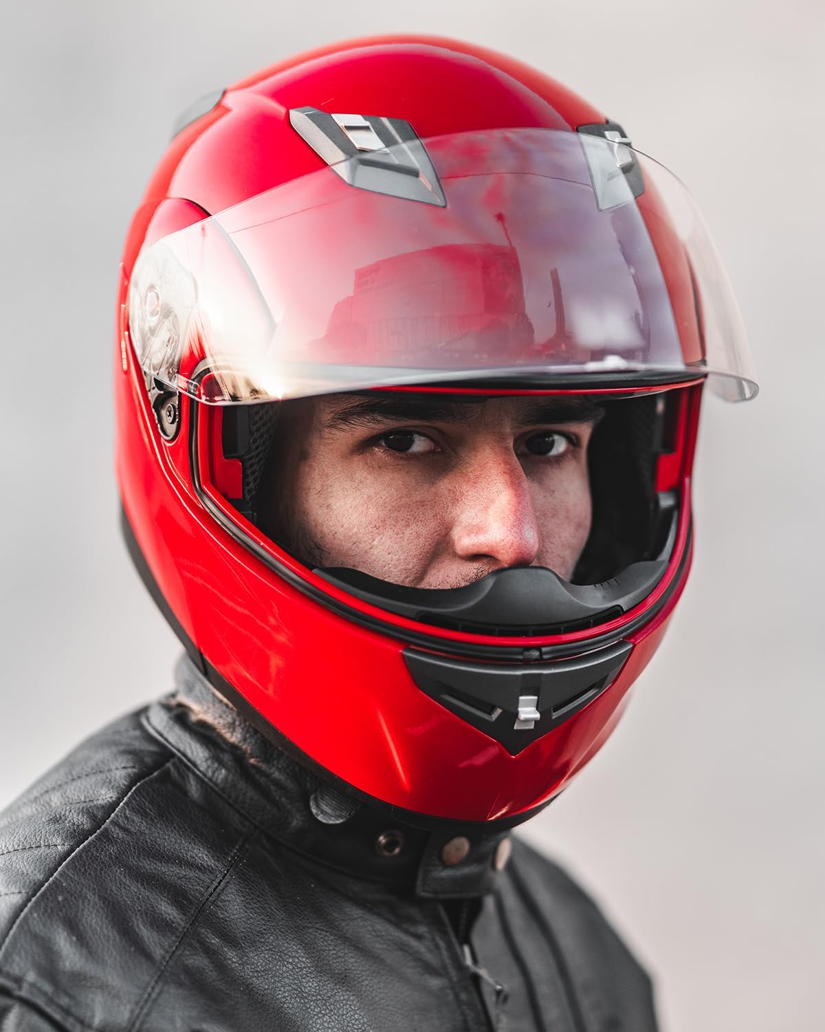 ILM - Casco de Motocicleta Modular Integrado con Bluetooth, con protección Solar para Mp3, Modelo 953/953 Pro