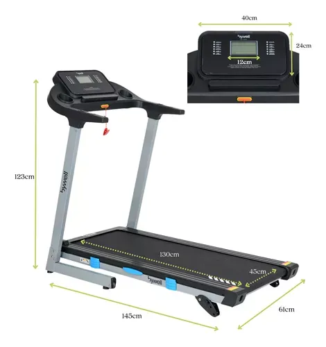 Caminadora Plegable Bywell 2.0 Hp Velocidad 16 Km/h