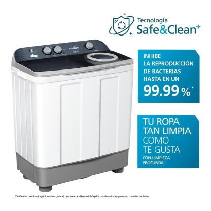 Lavadora Mabe Doble Tina 13 kg Blanca
