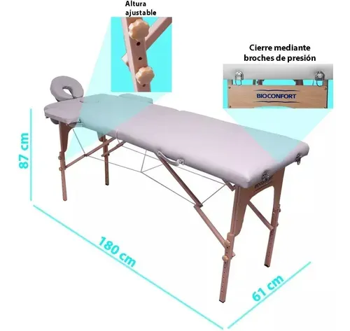 Camilla Masajes Profesional Tattoo Cama Spa Plegable