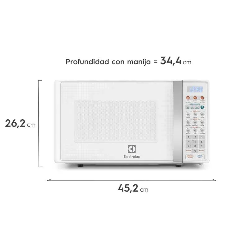 Horno Microondas 17L Electrolux EMDO17S3GSLUW