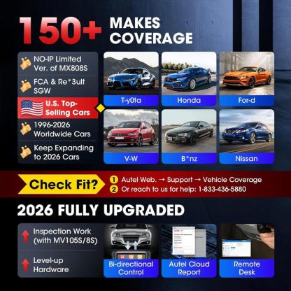 Escáner de diagnóstico automotriz bidireccional para todos los sistemas, con más de 28 funciones de servicio y prueba activa.