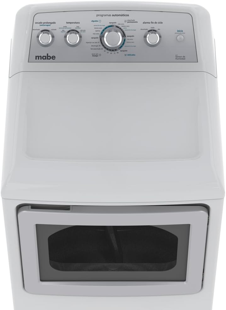 Mabe SMG47N8MSBAB0 Secadora Gas 7.2 Cuft, color Blanco