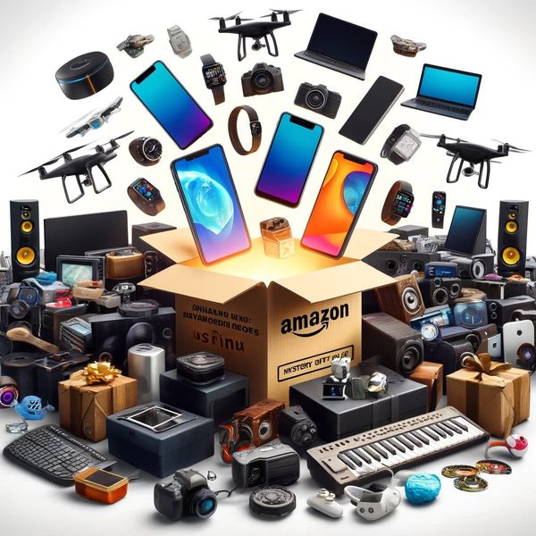🎁Caja Sorpresa 2024 - Pallets Devueltos de Amazon📱💻🎮