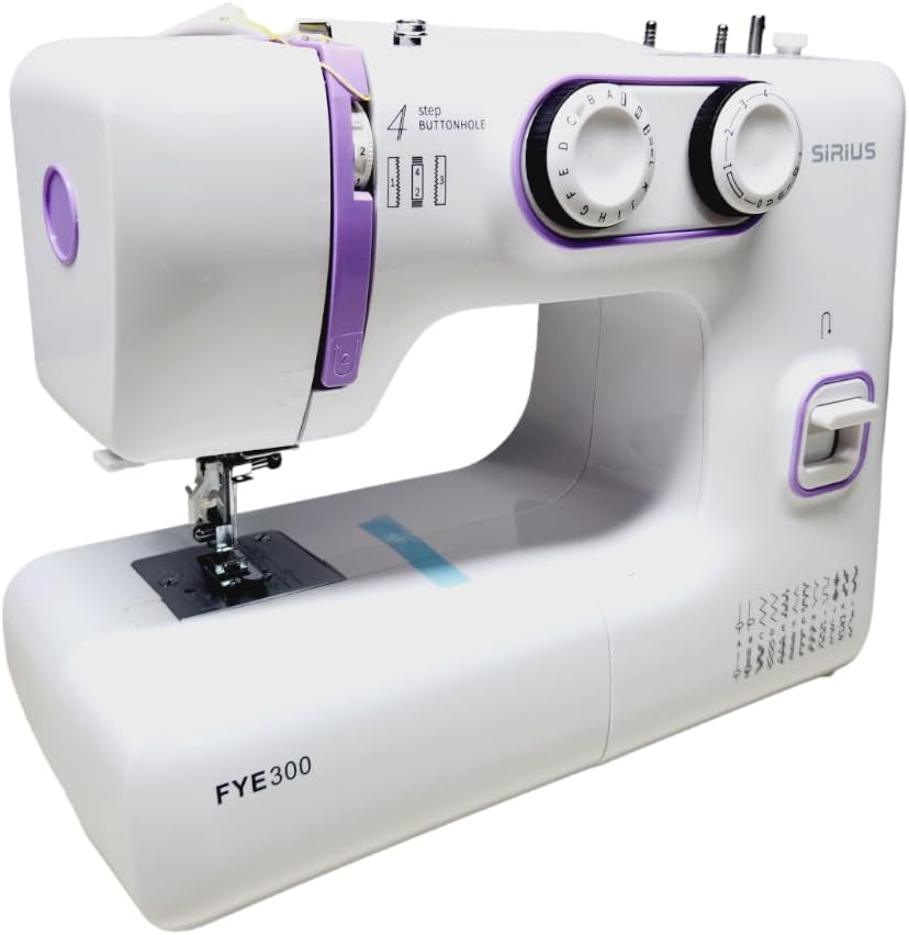 maquina de coser casera portatil hasta 24 puntadas (GREY GOLDEN)