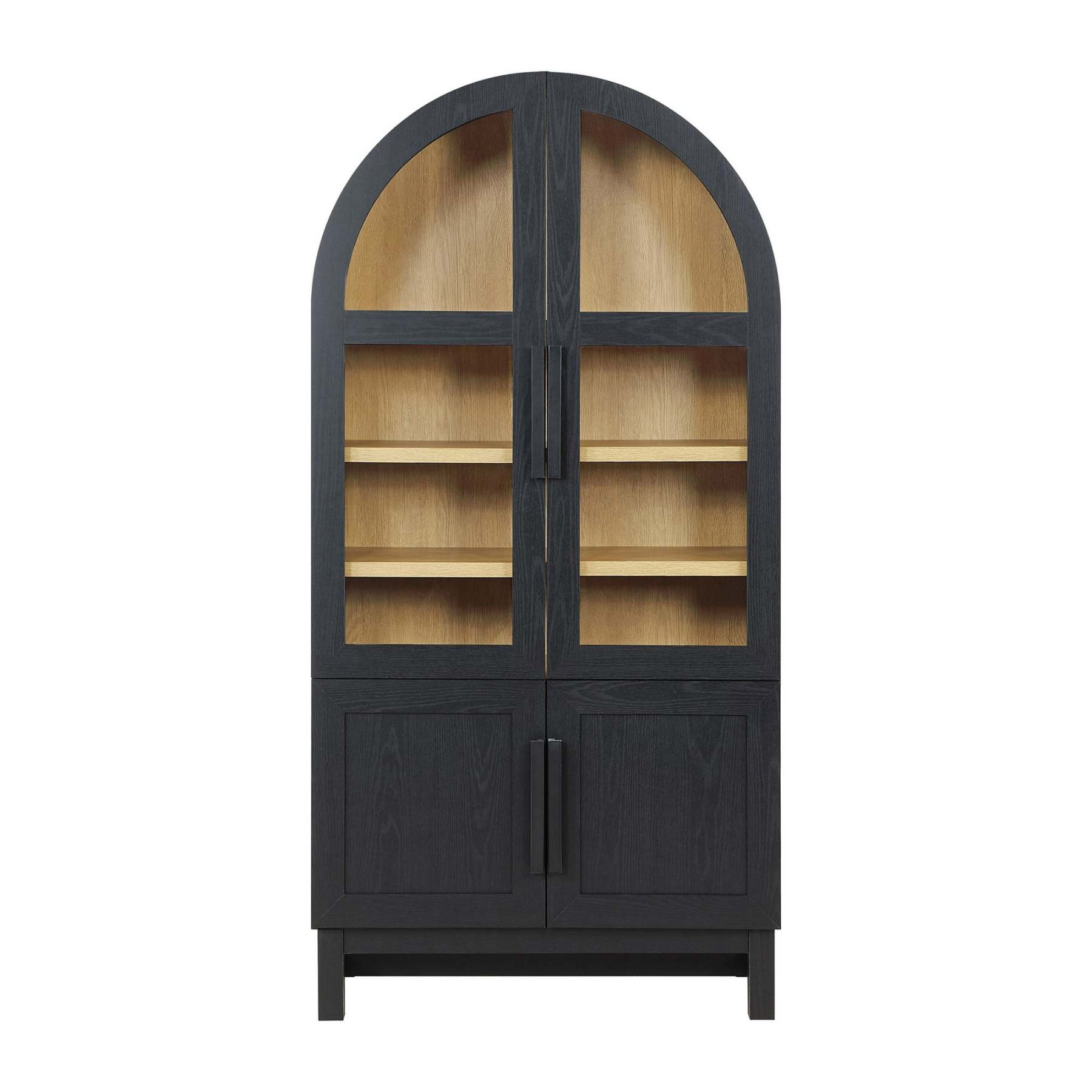 Gabinete de cocina Juliet de arco redondeado, negro intenso, de Better Homes & Gardens
