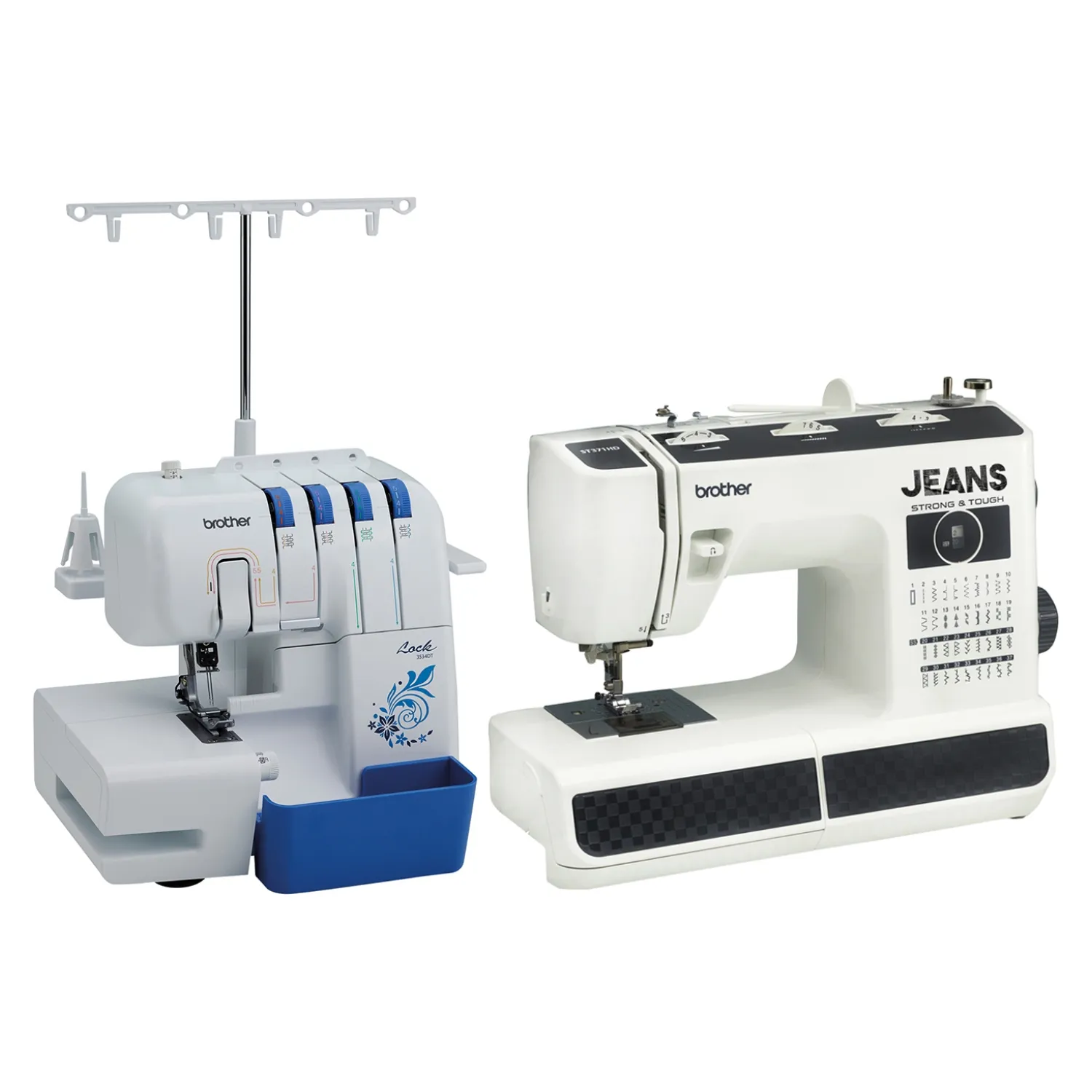 Combo Brother Overlock 3534DT + Máquina Coser ST371HD