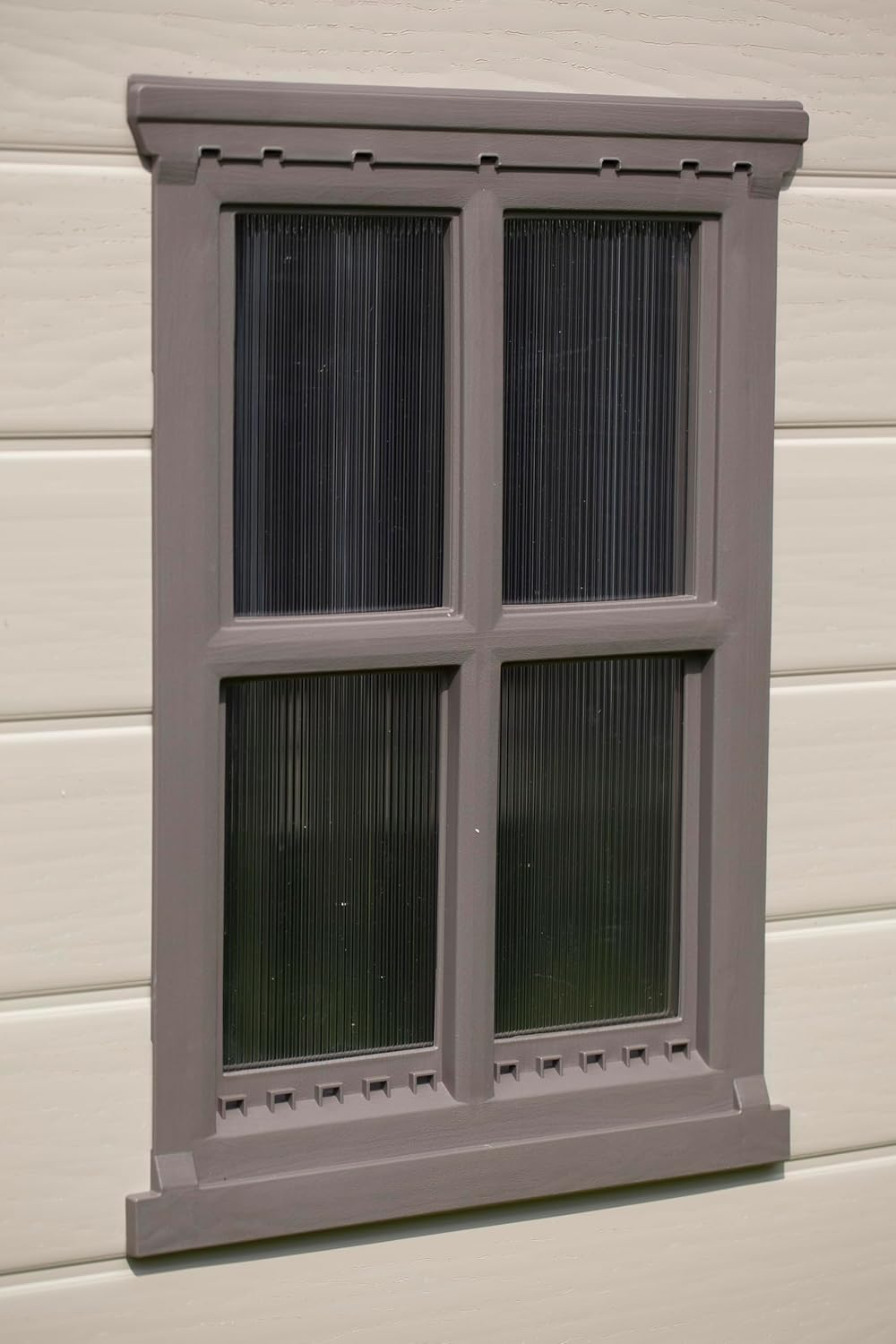 Keter Cobertizo de Almacenamiento para Jardin y Exteriores, Beige, Factor 8x11