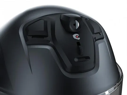 Casco de moto inteligente con grabadora de video.