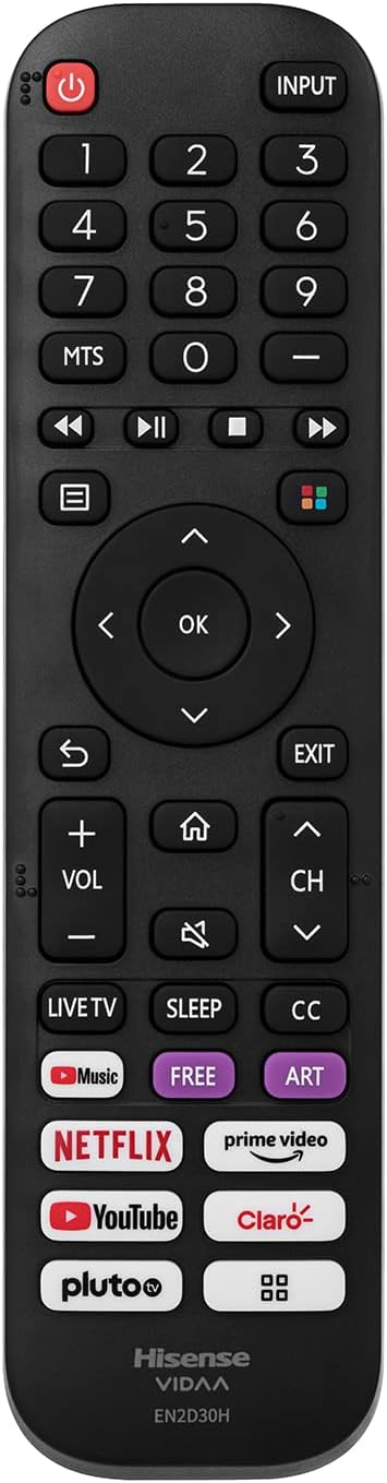 Hisense Pantalla 43" 4K Smart TV UHD 43A60GV VIDAA