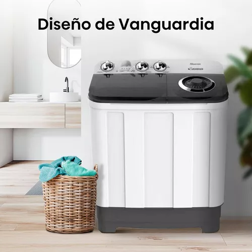 Hisense WSA1102PCN Lavadora semiautomática doble tina 11 kg
