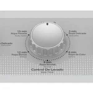 perilla de lavadora