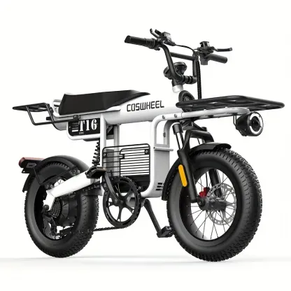 Bicicleta eléctrica Coswheel 48V 20AH Bicicletas eléctricas para adultos Bicicletas de montaña Ebikes Neumáticos gruesos Ciclismo Freno de aceite para exteriores Bicicleta eléctrica