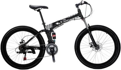 Bicicleta Montaña Plegable Bike Teche Frenos Tipo Shimano 21v Rodada 26