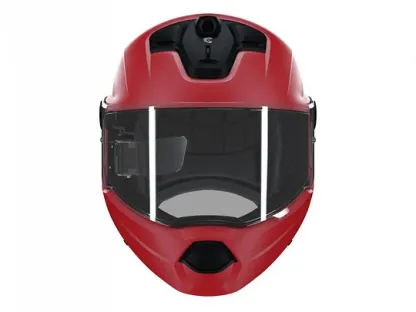Casco de moto inteligente con grabadora de video.
