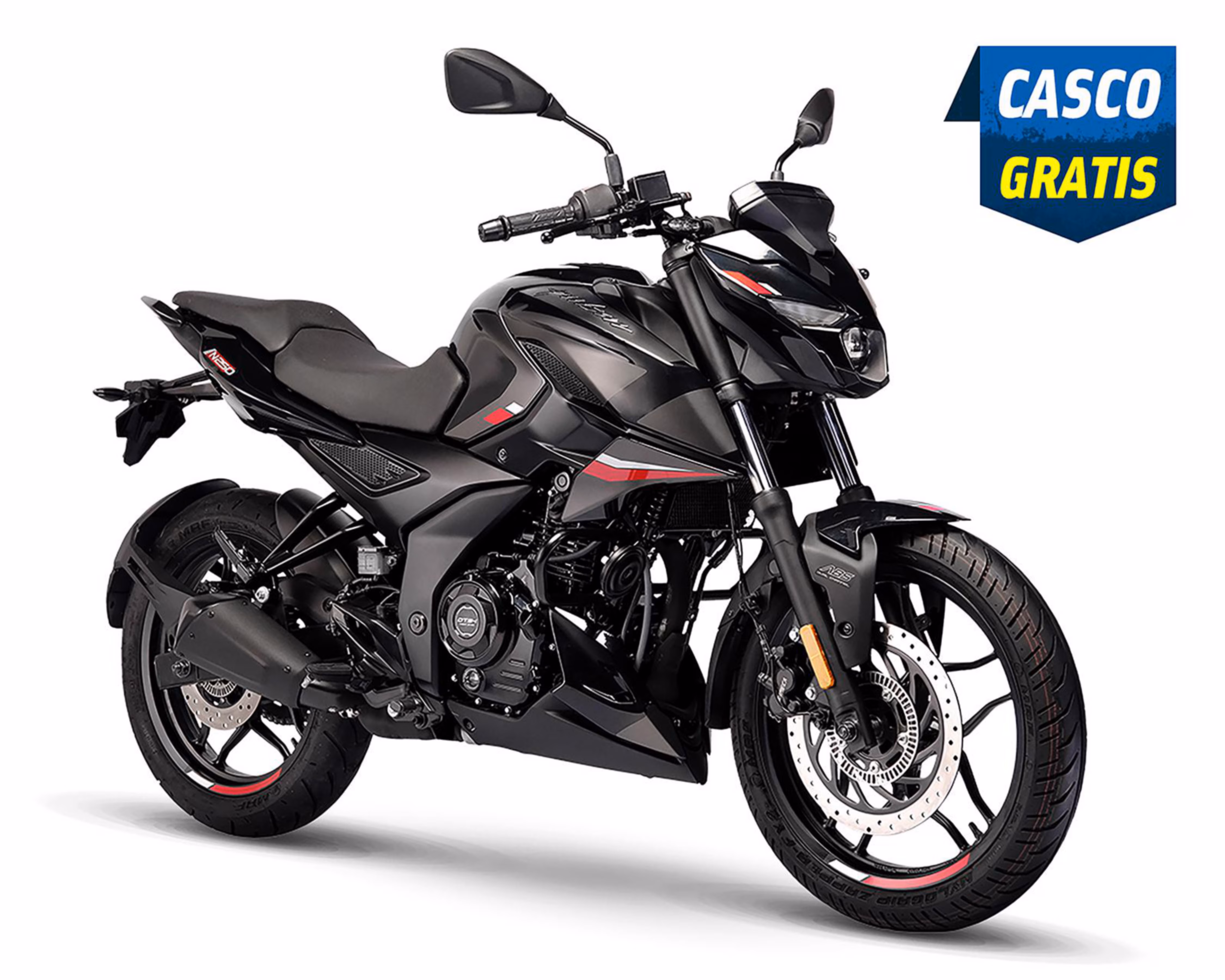 Moto Bajaj Pulsar N150 2024(99 nuevos)Negro-trapo