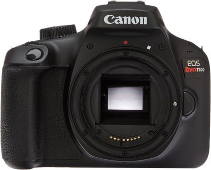 Canon EOS Rebel T100 DSLR Camera w/EF-S 18-55mm f/3.5-5.6 DC Lens (International Model)