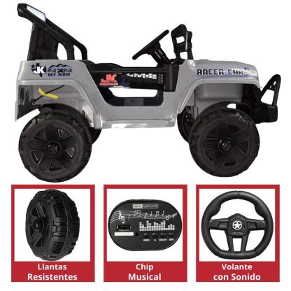 Camioneta Montable Eléctrica para Niños Control Remoto 12v