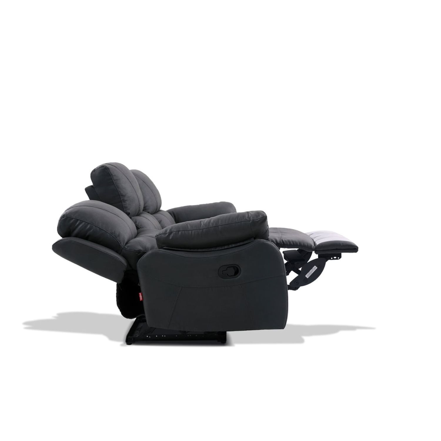 Sofá Reclinable Rosen Orson 3 Cuerpos Tela Manual Stone