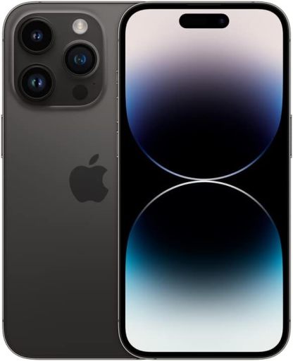 Apple iPhone 14 Pro, 256GB, Negro Espacial (Reacondicionado)