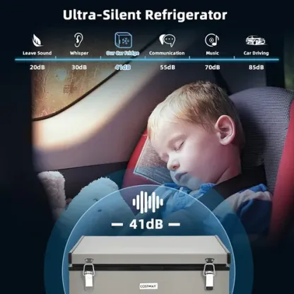 Refrigerador De Automóvil De 68 Cuartos, Congelador Portátil
