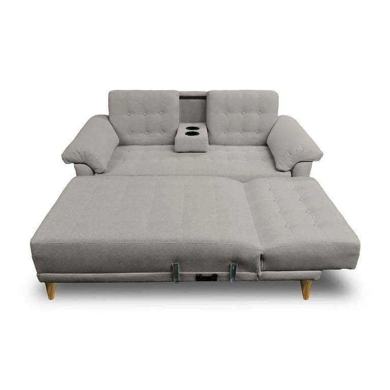 Sala Modular Reversible De Lino Gris ClaroModelo Brunello