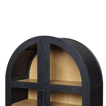 Gabinete de cocina Juliet de arco redondeado, negro intenso, de Better Homes & Gardens
