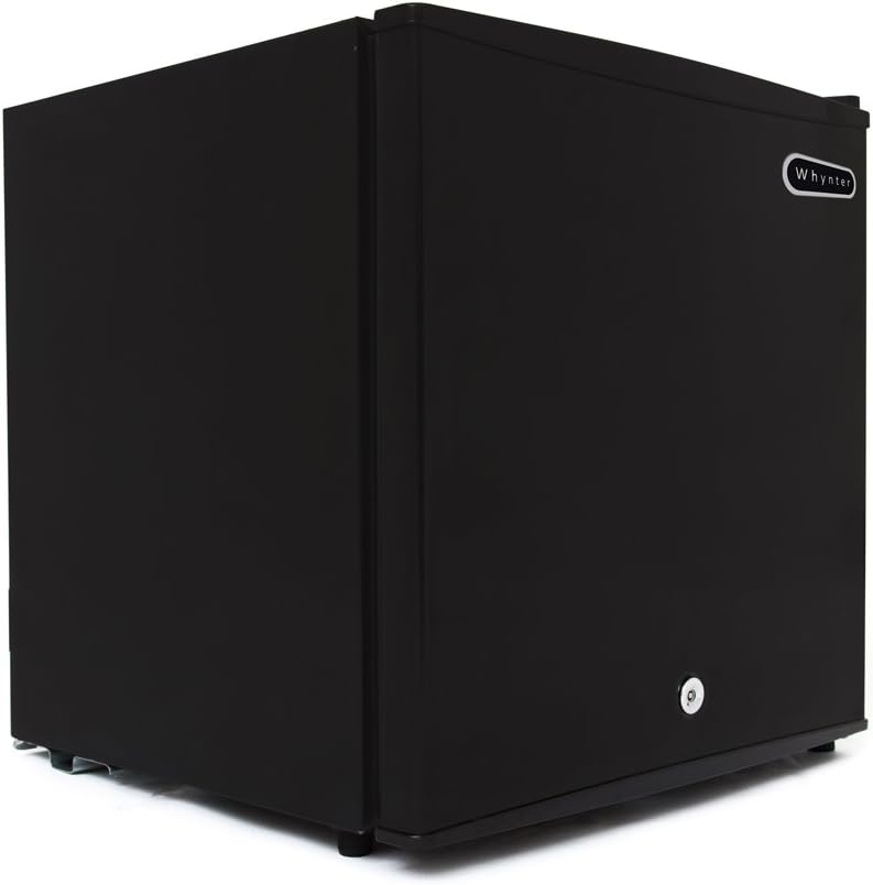 Whynter CUF-110B Energy Star Congelador vertical de 1.1 pies cúbicos con cerradura, negro  