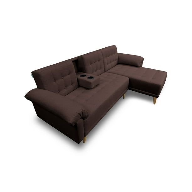 Sala Modular Reversible De Lino Gris ClaroModelo Brunello