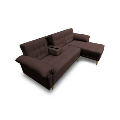 Sala Modular Reversible De Lino Gris ClaroModelo Brunello