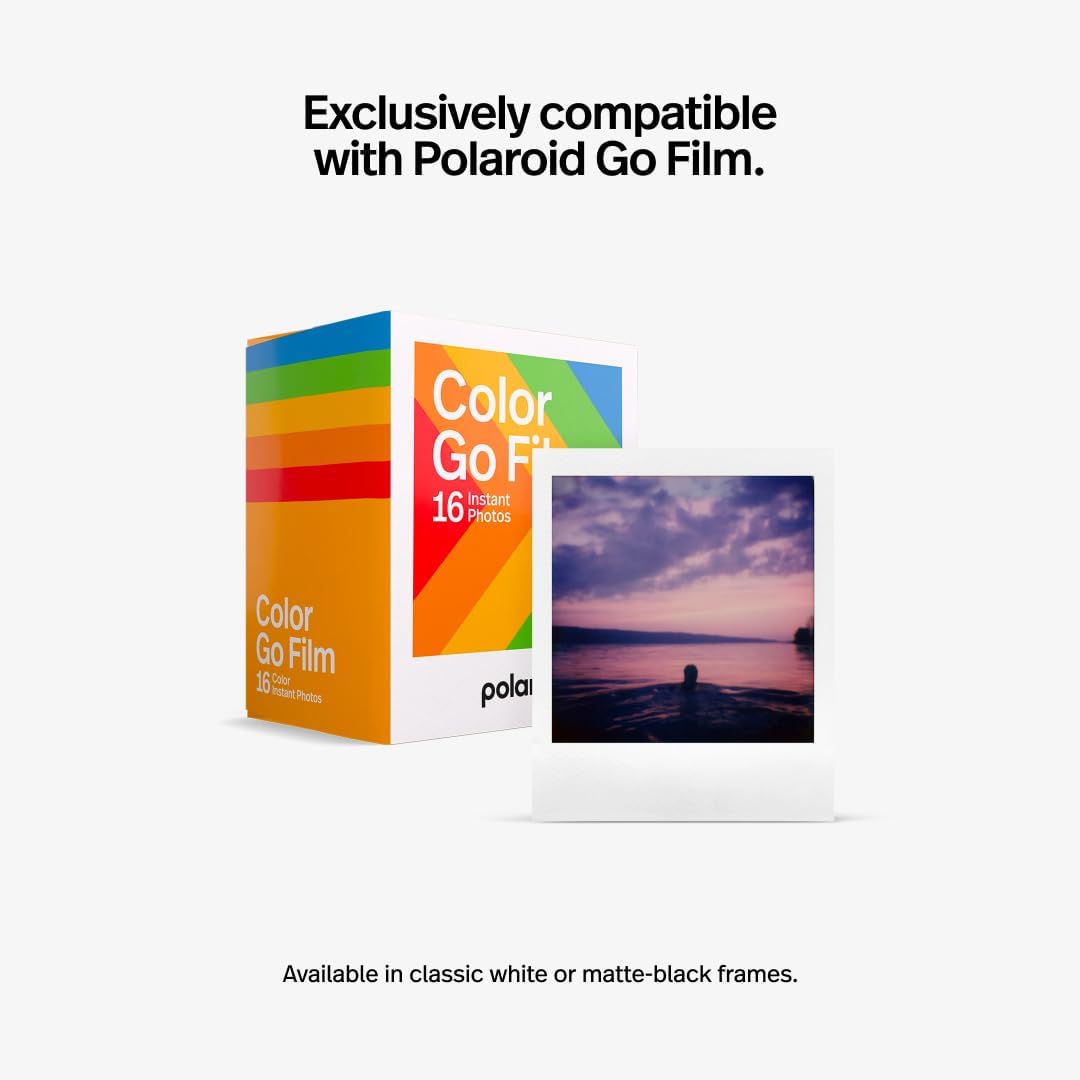 Polaroid Go Generation 2 - Mini cámara instantánea + Paquete de película (16 Fotos Incluidas) - Blanco (6282)