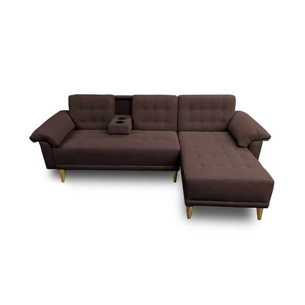 Sala Modular Reversible De Lino Gris ClaroModelo Brunello