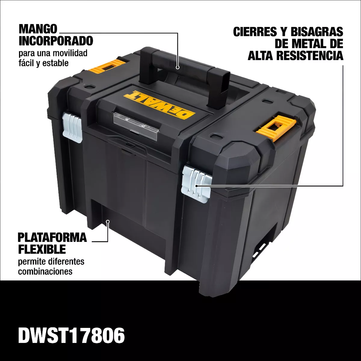 Combo Dewalt Esmeril + Taladro Xr + 2 Baterias De 5 Ah +caja Color Amarillo/Negro