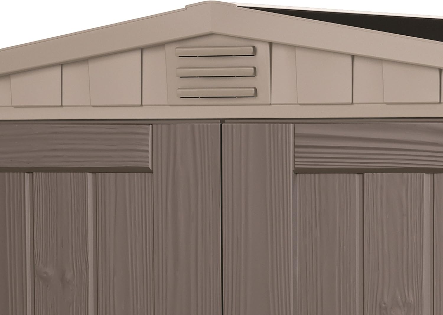 Keter Cobertizo de Almacenamiento para Jardin y Exteriores, Beige, Factor 8x11