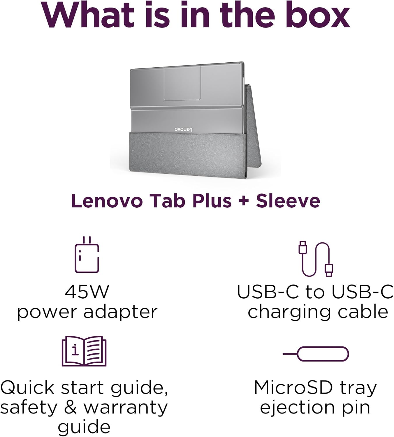 Lenovo Tab Plus - 2024 - Tablet de Entretenimiento Premium - 8 Altavoces JBL® - visualización táctil LCD 2K de 11.5" - Memoria de 8 GB - Almacenamiento de 128 GB - MediaTek™ Helio G99 - Funda Folio