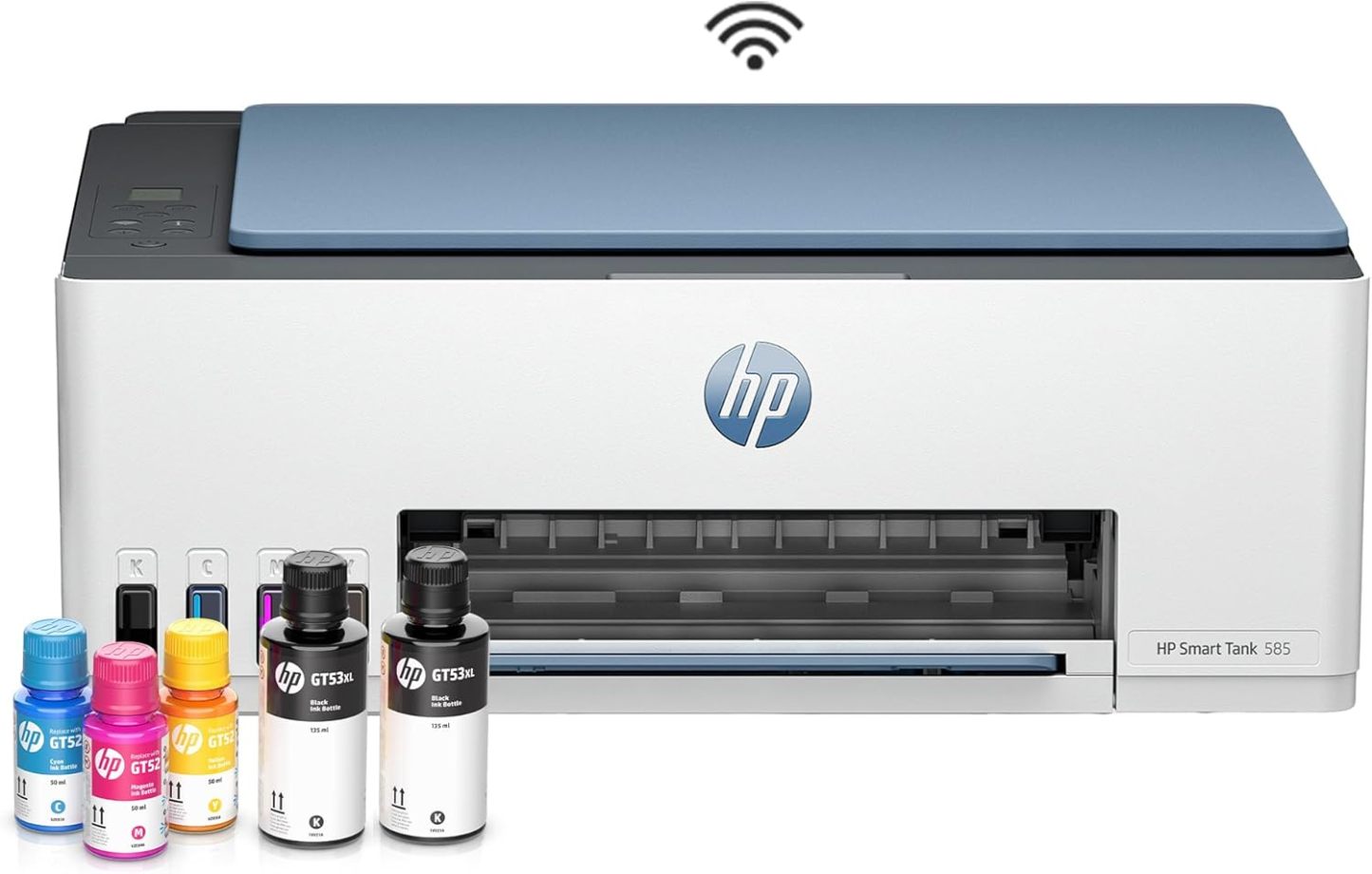 HP Impresora Multifuncional Smart Tank 585, Tinta Continua, Color, Wi-