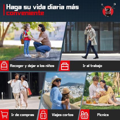 HONEYWHALE KC PRO Bicicleta Electrica para Adultos, Moto Electrica con Alarma, Potencia Motor Hasta 800W, Velocidad Máxima 45KM/H, Autonomía 60KM, Compatible con Desbloqueo NFC