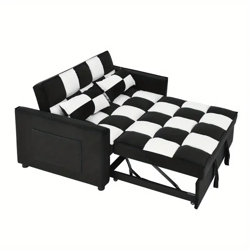Sof&aacute;     de   con sof&aacute;   extra&iacute;ble,   3 en 1   sof&aacute;   de  ,   y negro detalles 0