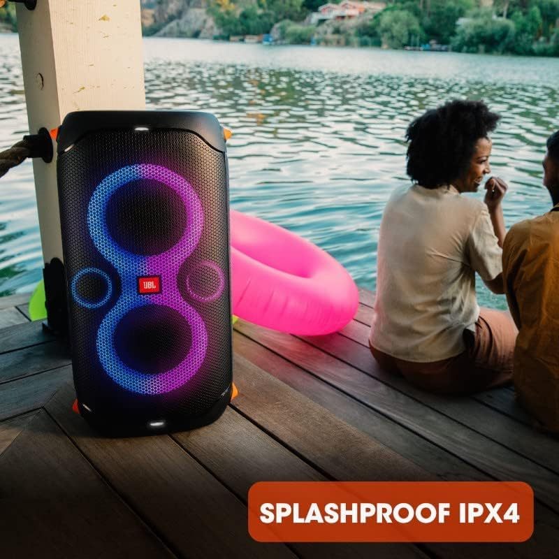 JBL PartyBox 110 - Altavoz portátil con Luces incorporadas, Sonido Potente y Graves Profundos