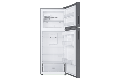 Refrigerador Top Mount 15 pies cúbicos, Despachador de agua, Acero elegante - Acero Acero Samsung Refrigerador Top Mount 15 pies cúbicos, Despachador de agua, Acero elegante