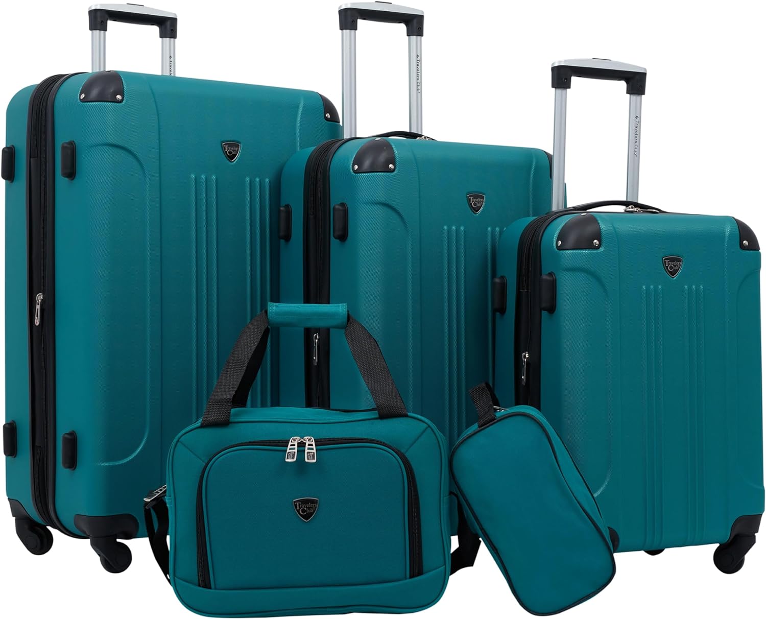 Equipaje giratorio extensible duro de Travelers Club Chicago-----Máscara para ojos