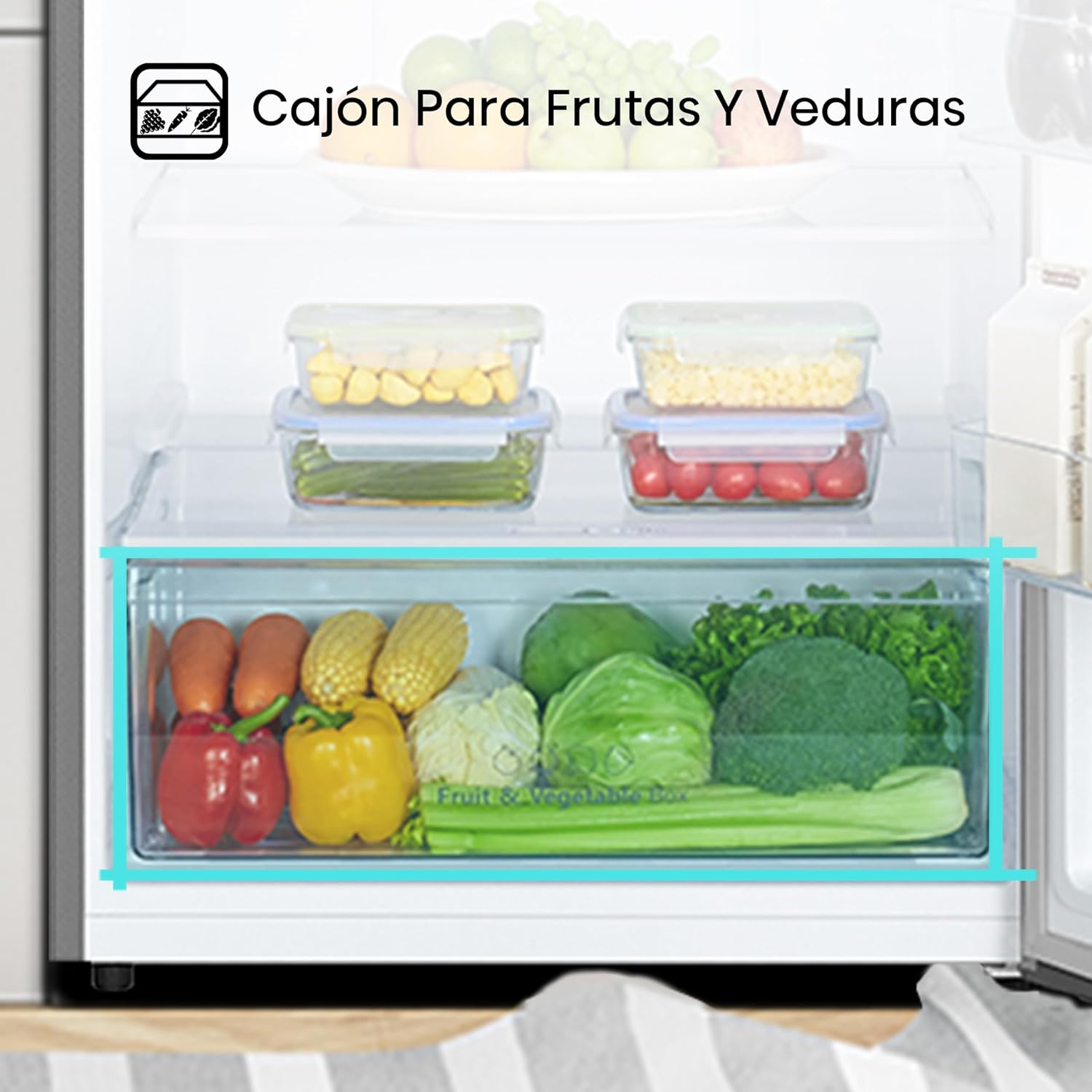 Refrigerador Top Mount Hisense 9 Pies Cúbicos Tecnología No Frost RT90N6WKX2