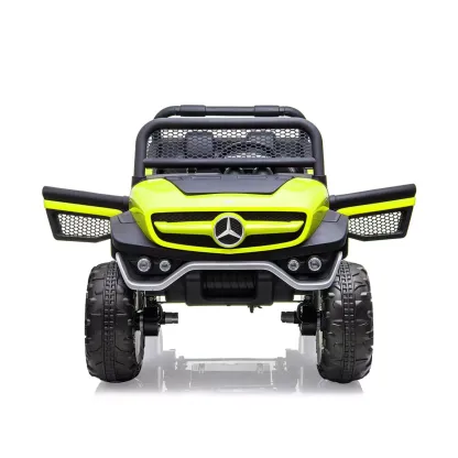Camión de paseo de 24V para niños, coche eléctrico de 2 plazas con licencia Mercedes Benz para niños pequeños, juguete para montar con Control remoto
