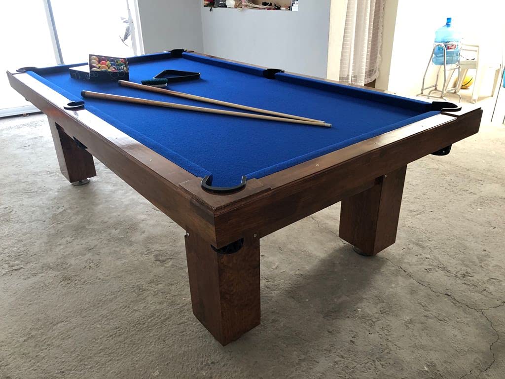Mesa de Billar con Cubierta para Comedor Hecha a Mano en México Mesas Profesionales (Rojo)