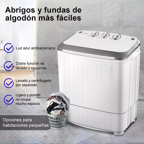 Lavadora Semiautomática 2 Tinas Blanca 9kg 110v-127v