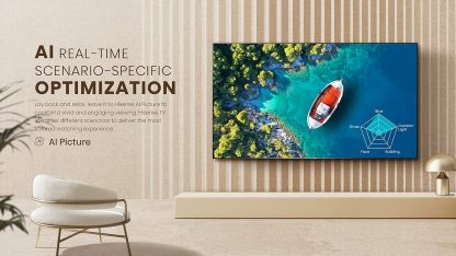 Hisense ULED 4K Premium 65U6H Quantum Dot QLED Series 65 Pulgadas Smart Google TV, Dolby Vision Atmos, Control Remoto de Voz, Compatible con Alexa (Modelo 2025)