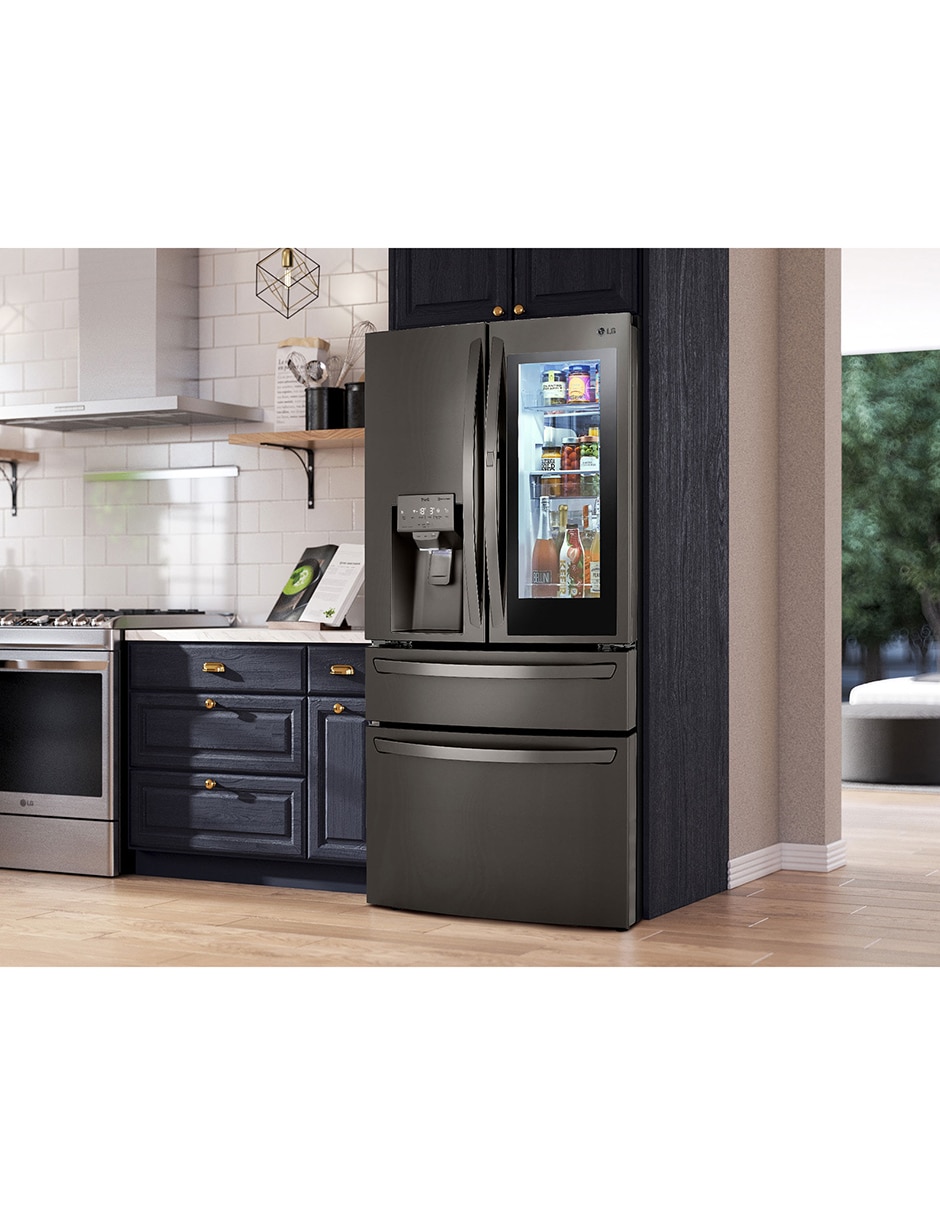 Refrigerador French door LG InstaView 30 pies cúbicos Tecnología inverter y Tecnología no frost LM85SXD