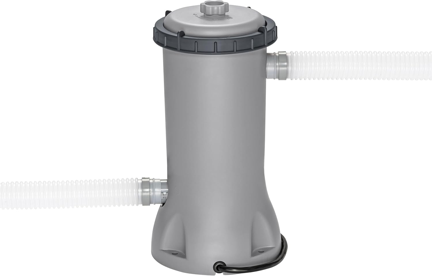 BESTWAY 56421 Alberca con Estructura Redonda 3.66x1.22cm con Bomba y Filtro Gris, Gris