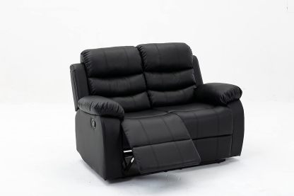 Sillón Midtown Concept Lounge Lounge de 2 secciones tapizado en piel sintética - Marrón - 95 CM X 104 CM X 150 CM 