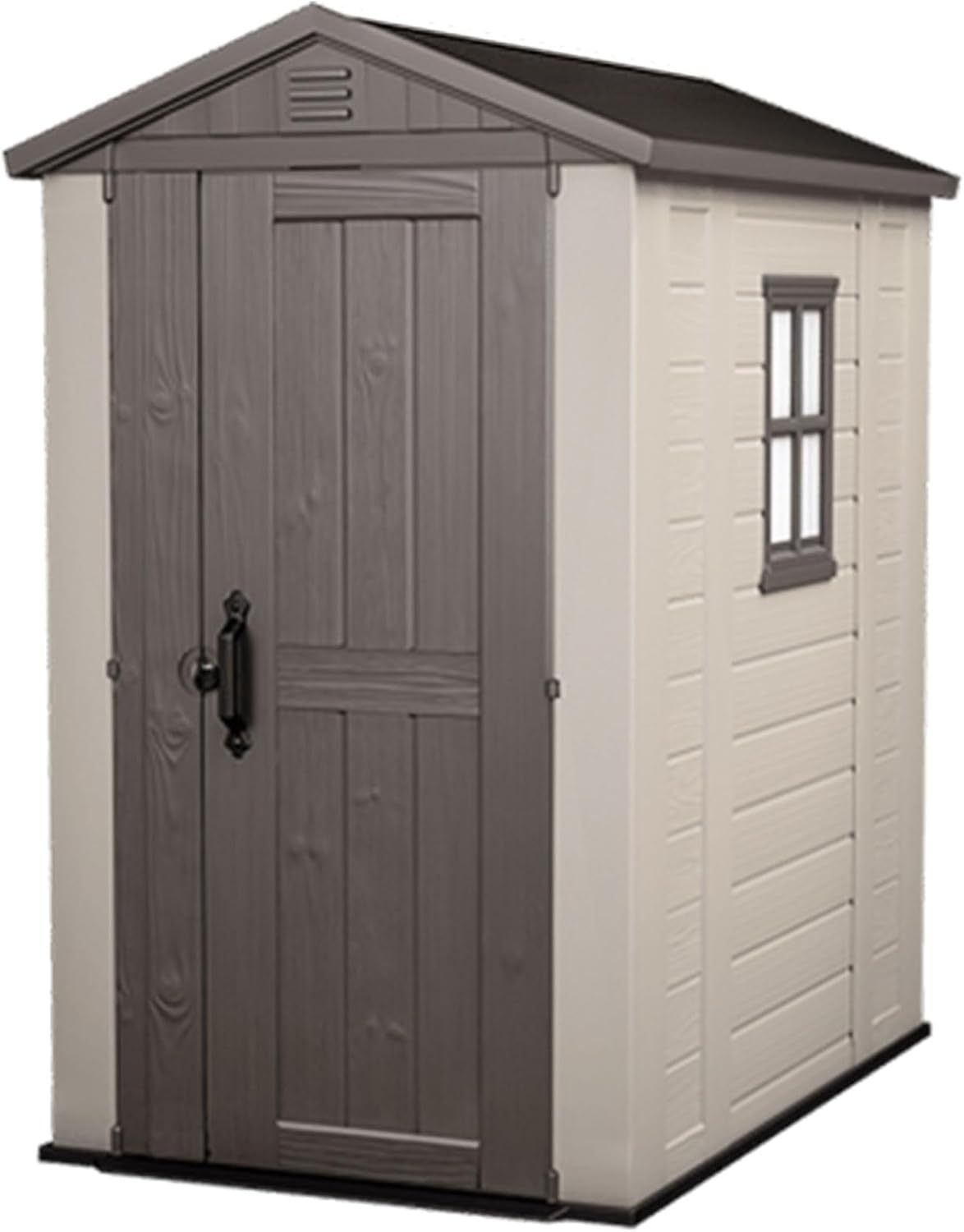 Keter Cobertizo de Almacenamiento para Jardin y Exteriores, Beige, Fac